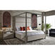 Danette Zenith Taupe Grey Canopy Bed, King